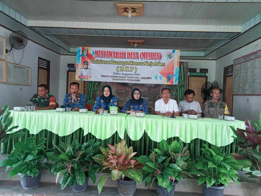 MUSYAWARAH DESA PEMBAHASAN RENCANA RKP TAHUN ANGGARAN 2026